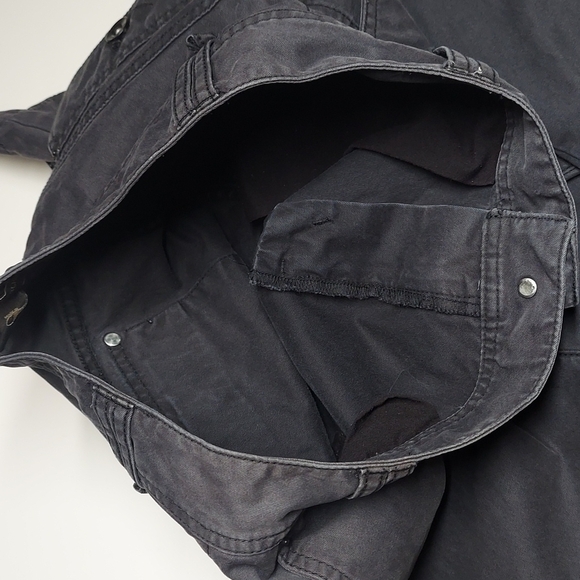 Banana Republic Wide leg 100% cotton charcoal  Jeans Size 6 - Picture 11 of 11